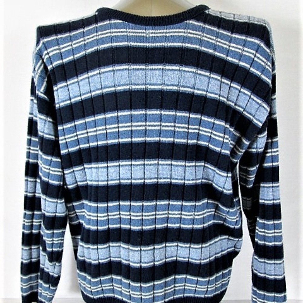 NORTHERN REFLECTIONS MENS Large BLUE SWEATER (I)E1